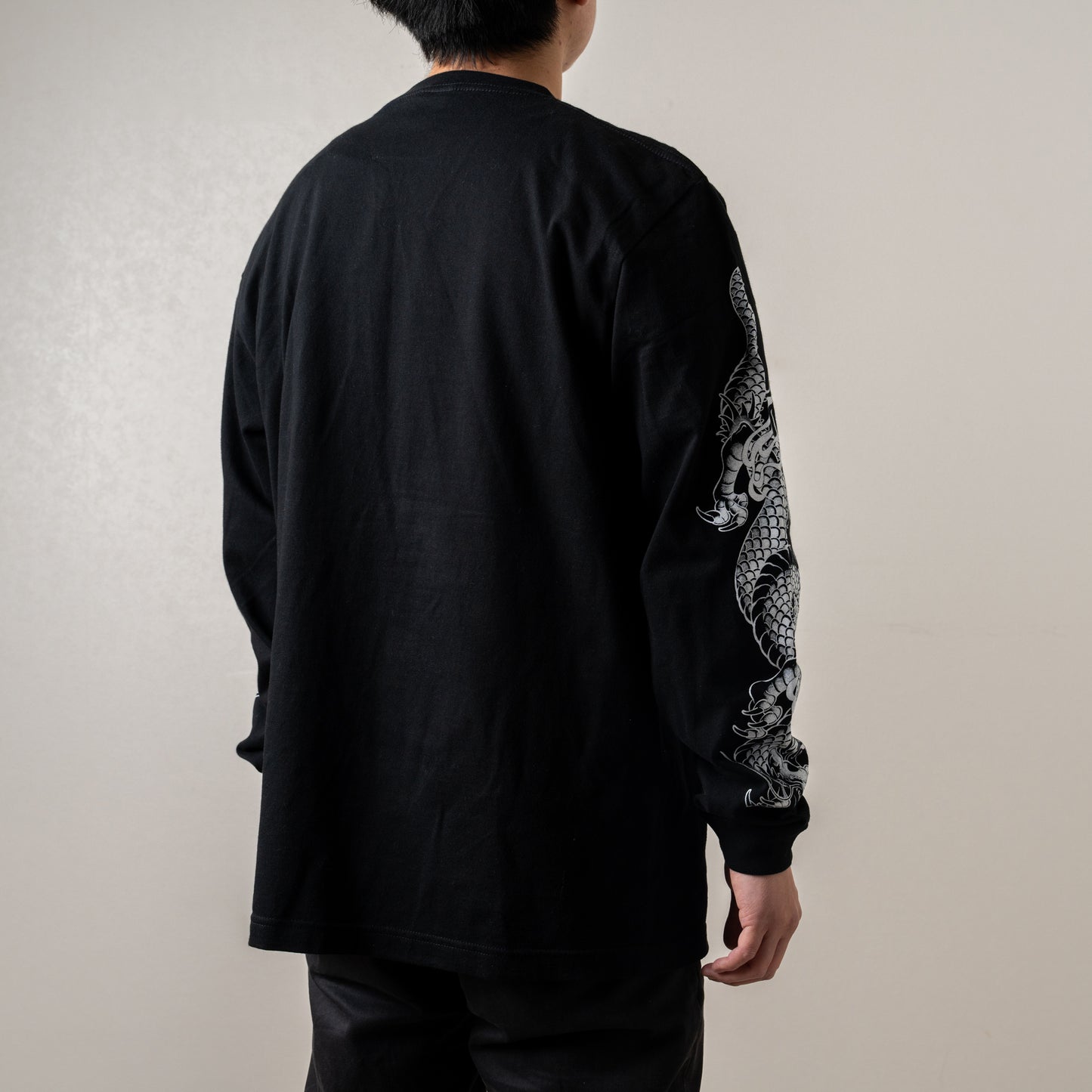 LS2 ロングスリーブ Tシャツ BLACK - Ride with Japanese Spirit -
