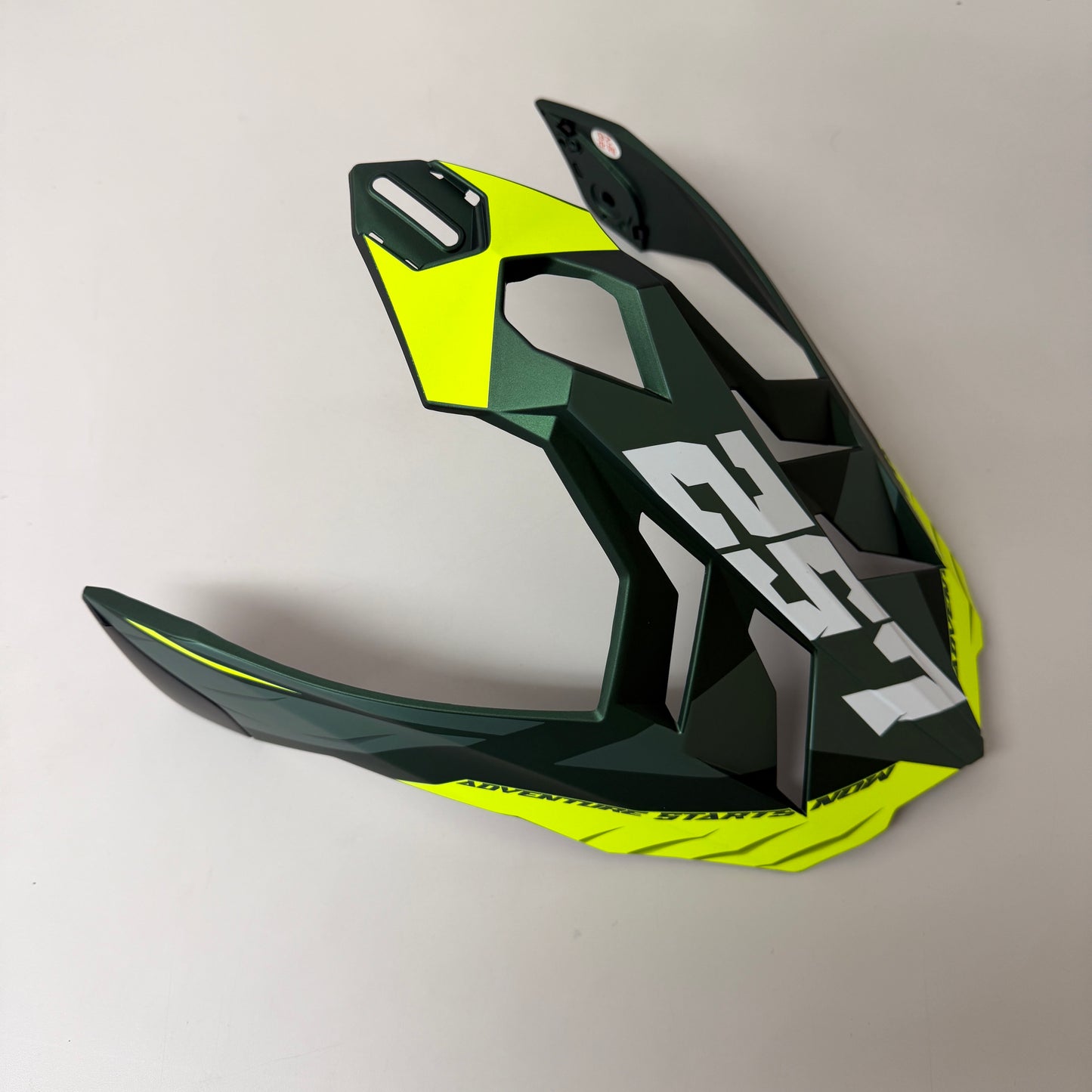 LS2 PV-1 ピークバイザー マットグリーンイエロー