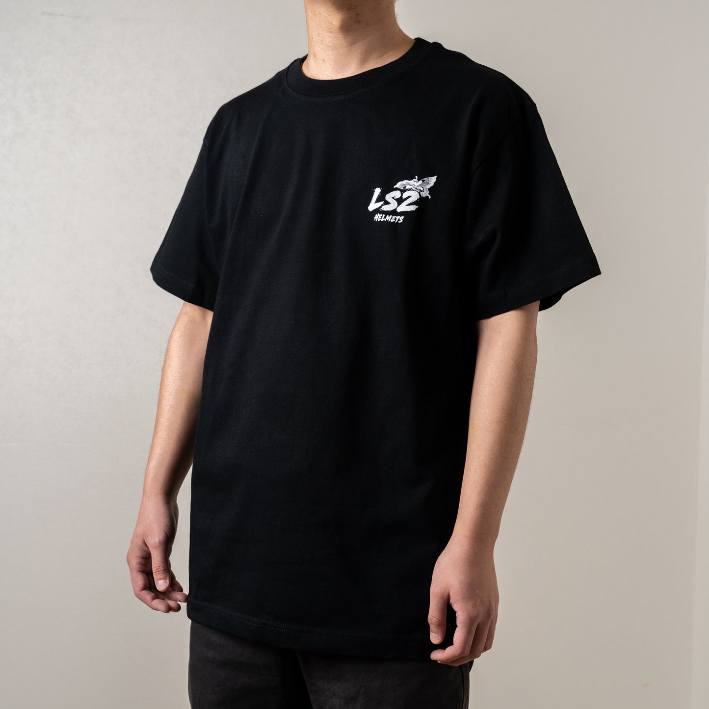 LS2 Tシャツ　BLACK - Ride with Japanese Spirit -