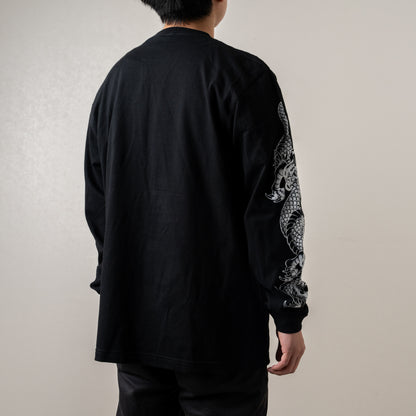 LS2 ロングスリーブ Tシャツ　BLACK - Ride with Japanese Spirit -