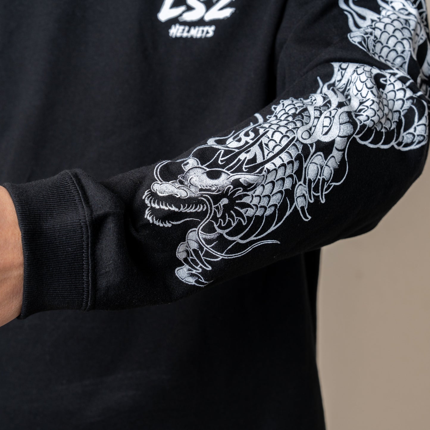 LS2 ロングスリーブ Tシャツ　BLACK - Ride with Japanese Spirit -