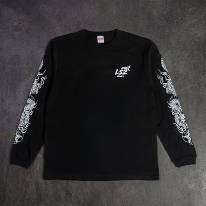 LS2 ロングスリーブ Tシャツ　BLACK - Ride with Japanese Spirit -