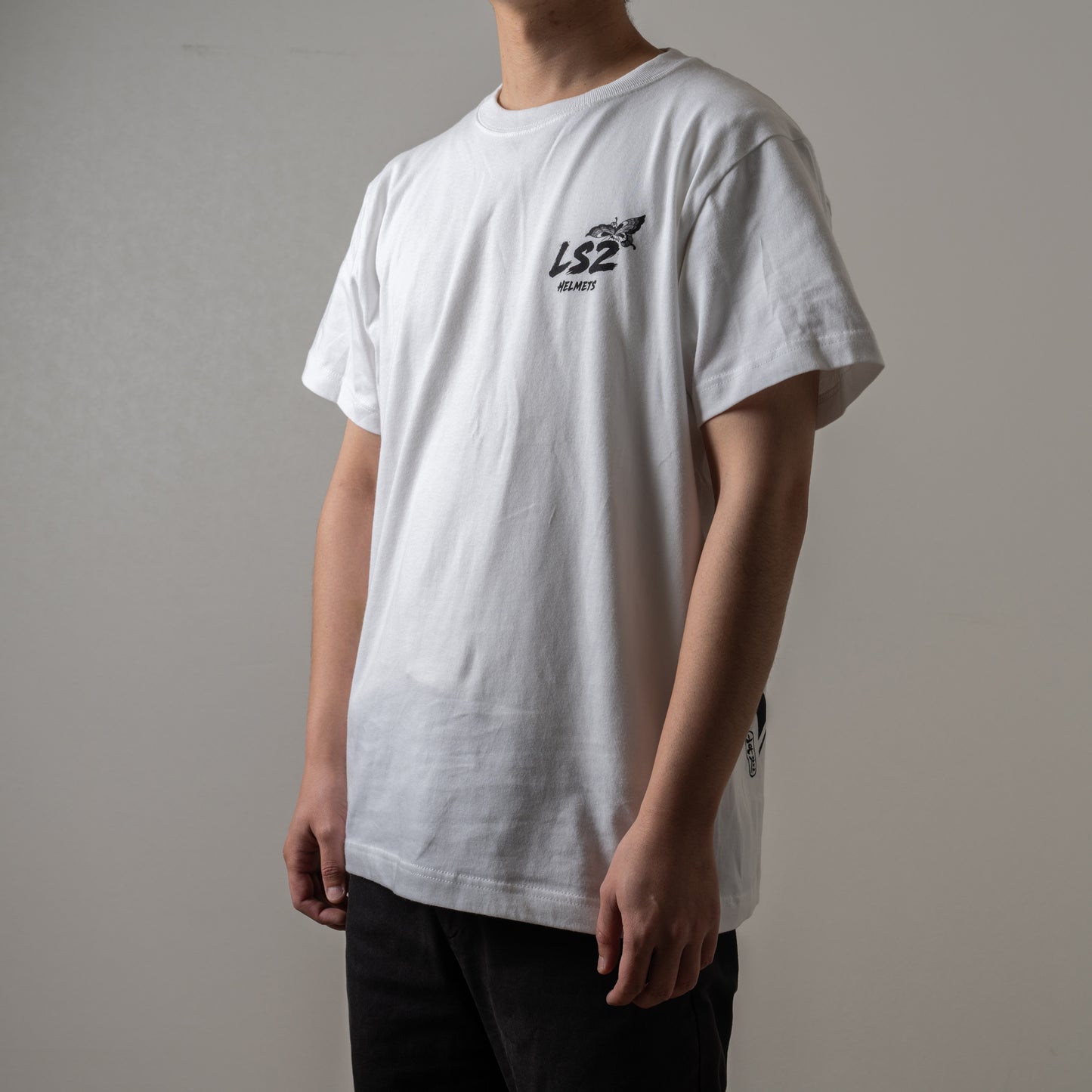 LS2 Tシャツ　WHITE - Ride with Japanese Spirit -